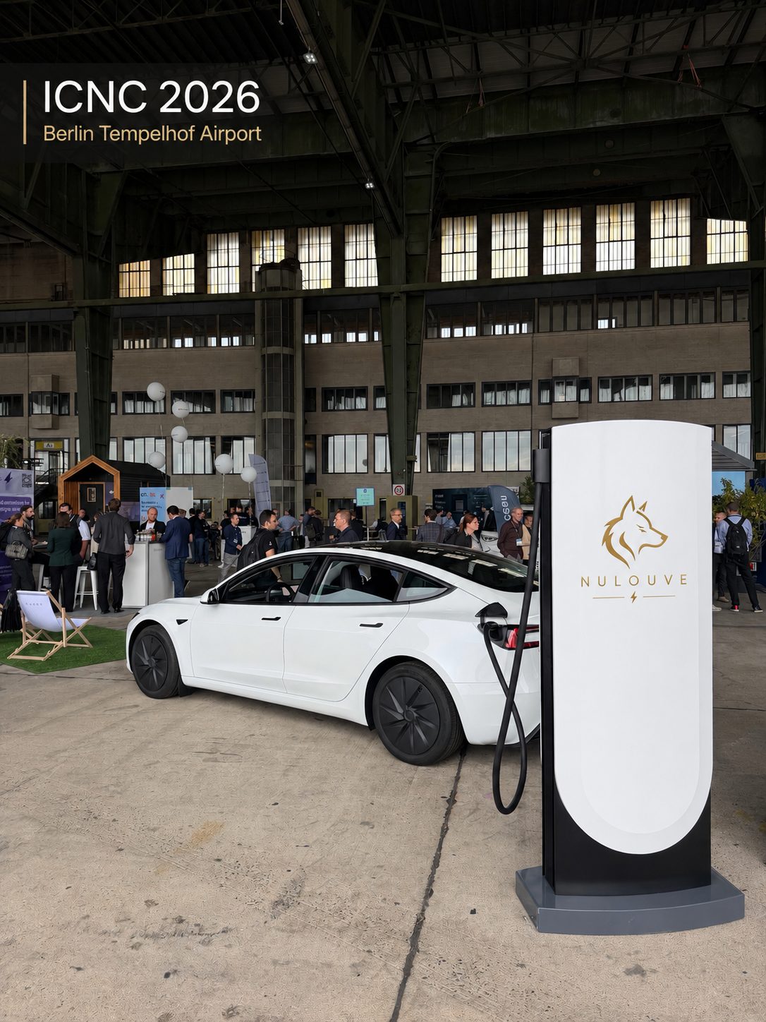 Totem NU LOUVE présenté à la conférence ICNC 2026, Berlin Tempelhof